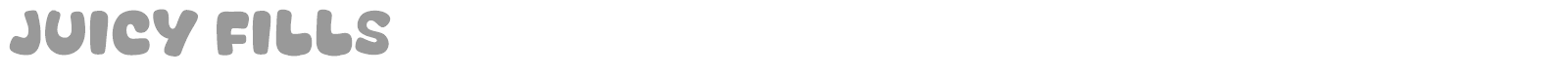 Juicy Fills font preview